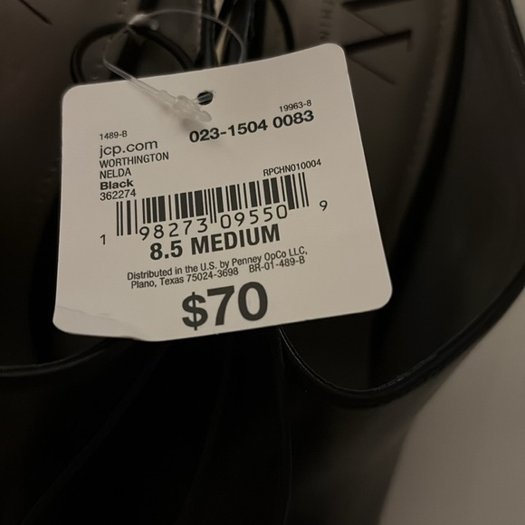 Women’s Black Western Inspired Pointed Toe Block Heeled  Mules - Picture 8 of 11